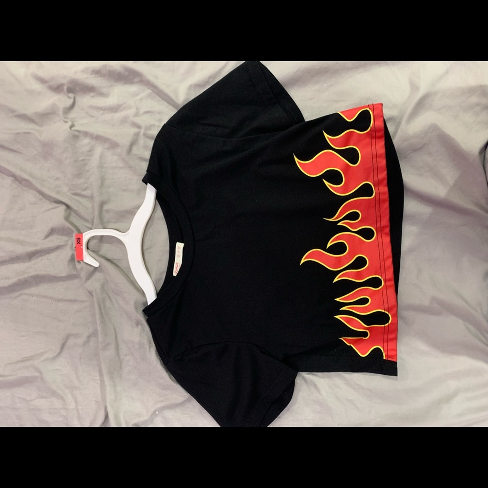 romwe XS crop top